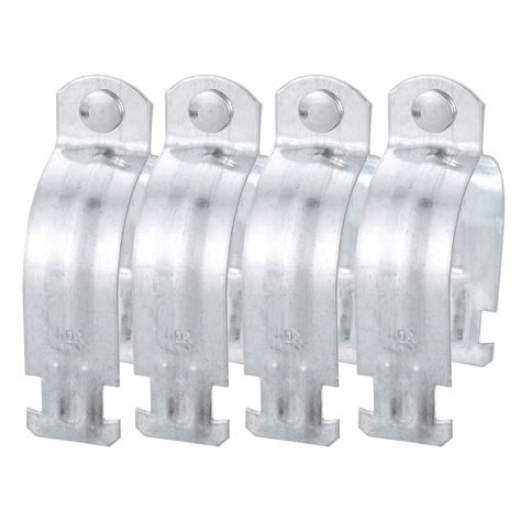 Uxcell 4pack 1 78 Emt Strut Clamps Steel With Bolt Nut For Rigid