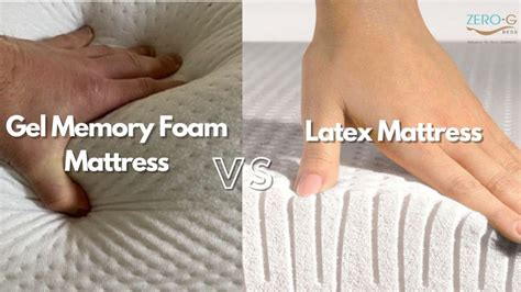 Gel Memory Foam Mattress Vs Latex Mattress Know The Difference