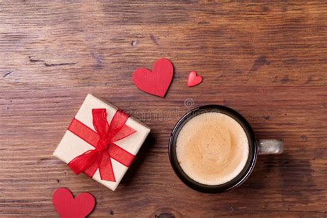 Café Da Manhã Acolhedor Para O Dia De Valentim Café Presente Ou