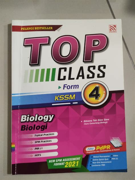 Top Class Kssm Form Biology Pelangi Hobbies Toys Books