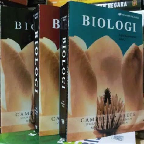 Jual BUKU Buku 1 Set BIOLOGI Jilid 1 2 Dan 3 Edisi 8 Campbell