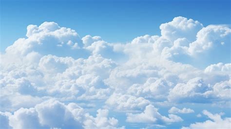 Premium Ai Image Cumulus Clouds Background