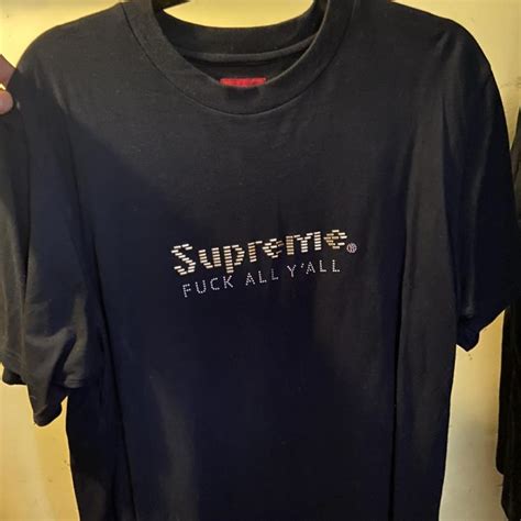 Supreme Fuck All Yall Tee Worn Literally 3 Times Depop