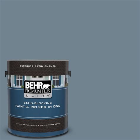 Behr Premium Plus Ultra Gal N Adirondack Blue Satin Enamel