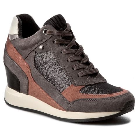 Sneakers Geox D Nydame A D540QA 0EW22 C0005 Marrone Escarpe It