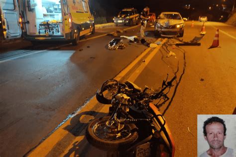 Motociclista morre após colisão frontal carro no trecho urbano da