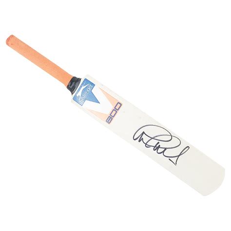 Signed Graham Gooch England Cricket Mini Bat Authentic Autograph