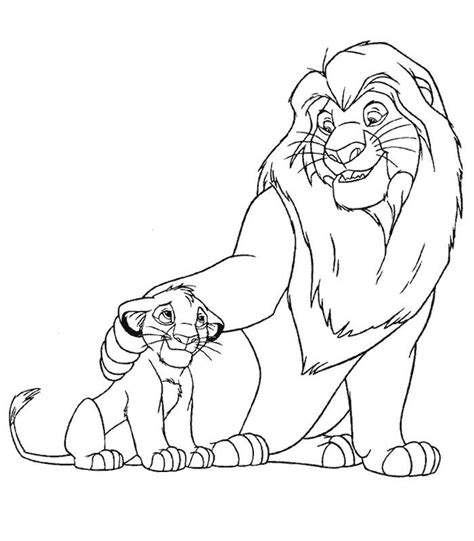 Coloriage Le Roi Lion Films D Animation Coloriages Imprimer