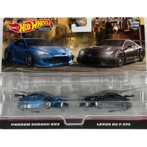 Jual Hot Wheels Premium Twin Pack Pandem Subaru BRZ Lexus RC F GT Shopee Indonesia