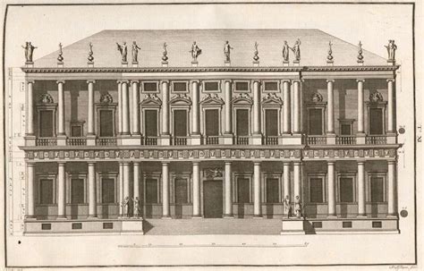 Palazzo Chiericati A Vicenza Progettato Da Andrea Palladio Prospetto