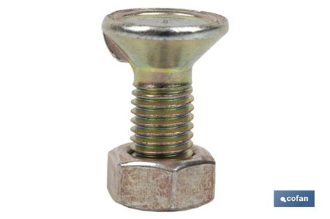 Tornillo De Arado DIN 604 Cuello Cuadrado Tuerca Hexagonal DIN 934