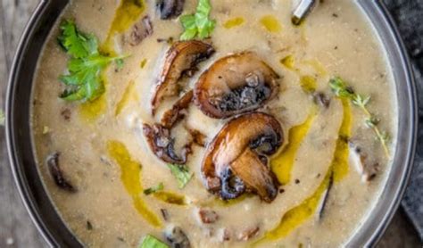 Wild Mushroom Soup With Thyme Brenda Gantt