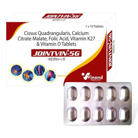 Jointvin 5G Cissus Quadrangularis Calcium Citrate Malate Folic Acid