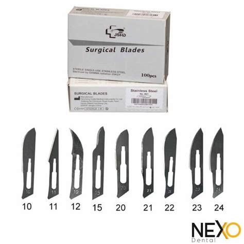 Hojas De Bisturi Surgical Caja De Nexo Dental