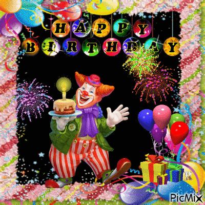 Happy Birthday Clown Animation birthday happy birthday happy birthday ...