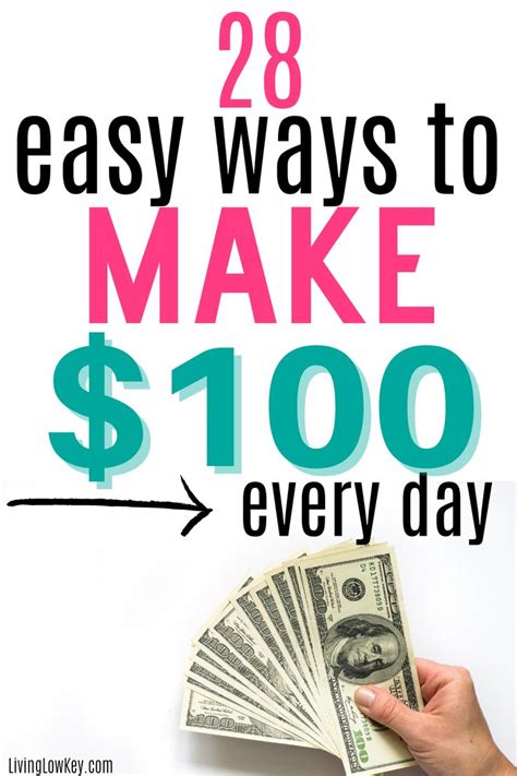 How To Make 100 Dollars A Day 29 Easy Ways How To Make Money Make