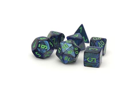 Chessex Lustrous Dark Blue 27496 Fast And Free Shipping Diceroll Uk