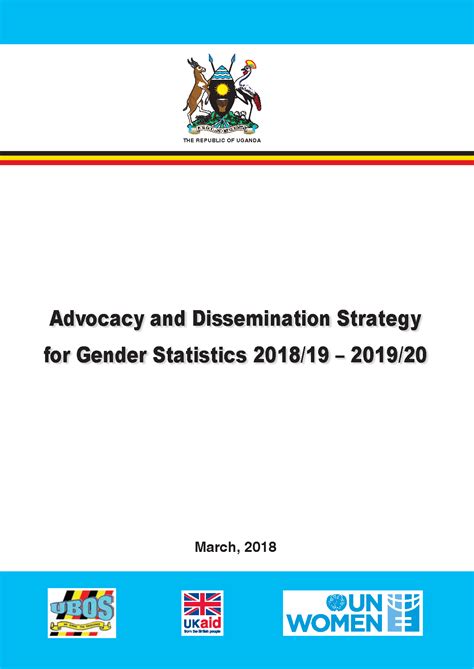 Advocacy And Dissemination Strategy For Gender Statistics 2018 19