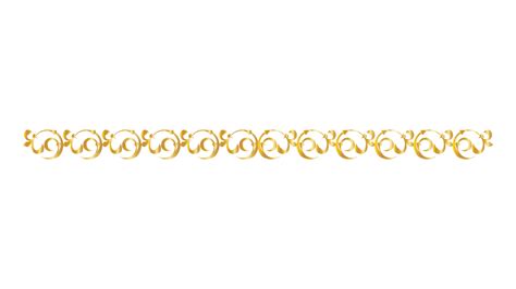 Dividing Line Dividing Line Golden Retro Traditional Pattern Golden