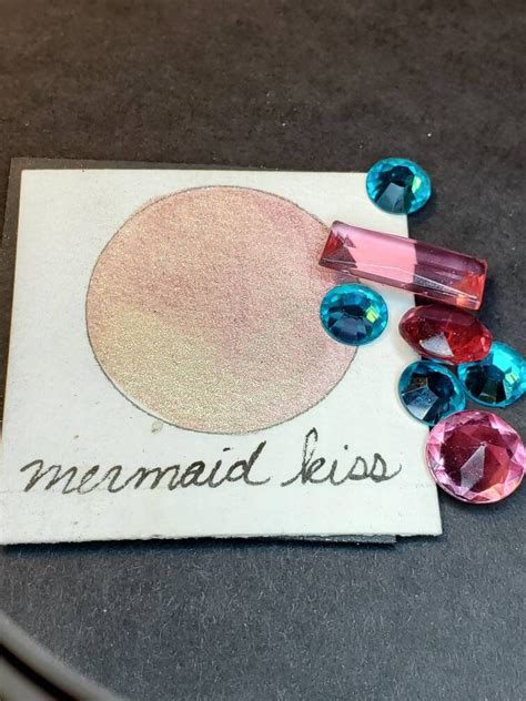 Mermaid Kiss, Metallic, shimmering, handmade watercolor paint for ...