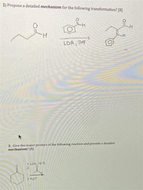 Solved 2 Propose A Detailed Mechanism For The Following Chegg