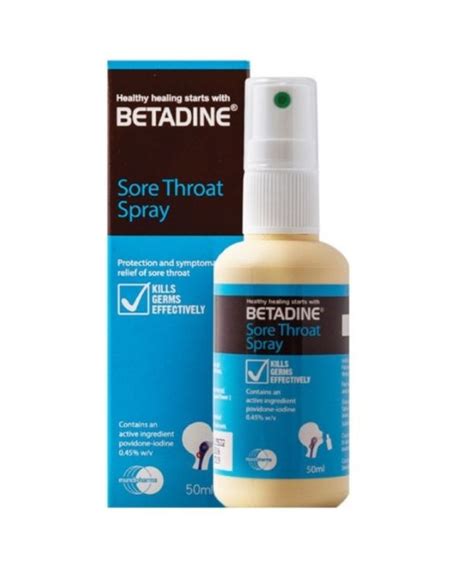 Povidone Iodine Betadine Throat Spray Ml Lazada Ph