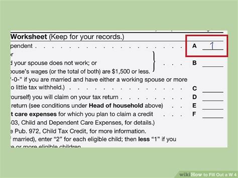 How To Fill Out A W‐4 With Pictures Wikihow