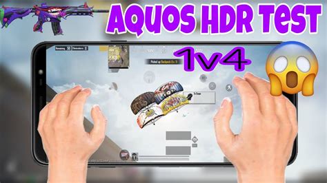 Aquos R5G PUBG Test Solo Vs Squad HDR 60 FPS 2023 YouTube