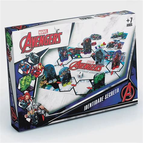 Jogo De Tabuleiro Identidade Secreta Disney Marvel Avengers