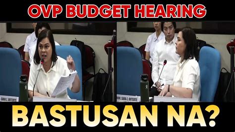 Sara Duterte Pinakita Sa Ovp Budget Hearing Ang Totoong Ugali Ilang