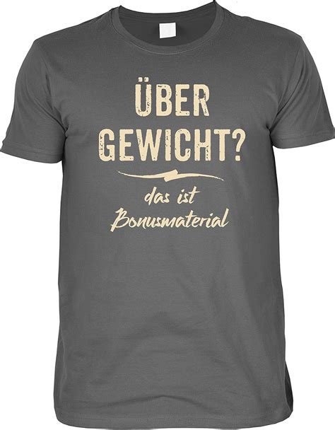 Sprüche Shirt Lustig T Shirt Über Gewicht das ist Bonusmaterial