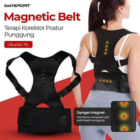 Jual Cod Korset Tali Body Harness Magnetic Penegak Postur Tulang