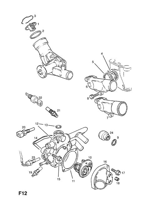 Opel CORSA A Thermostat Housing And Water Outlet Opel EPC Online