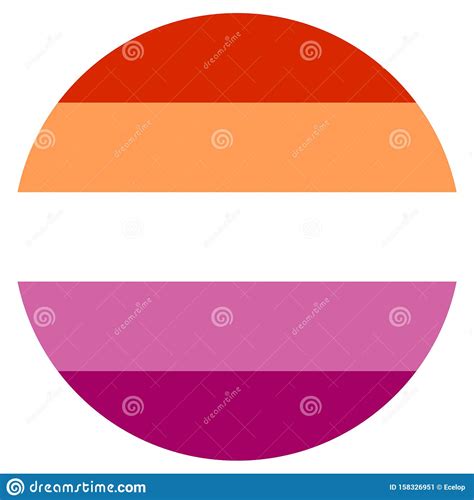 Lgbt Vlag Rond Vormpictogram Op Witte Achtergrond Vector Illustratie