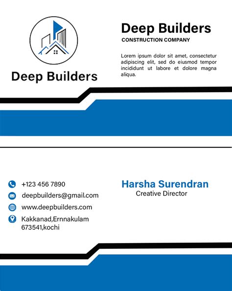 High quality visiting card designs are landing more job offers 8