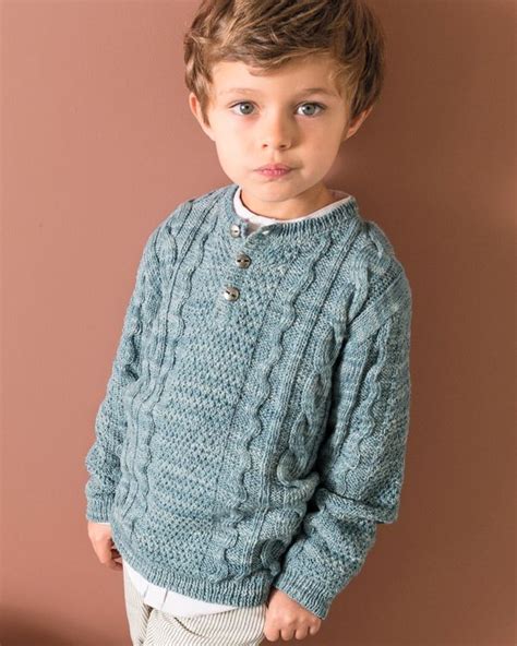 Mod Le Pull Gar On Germain Phil Nature Mod Les Enfant Phildar