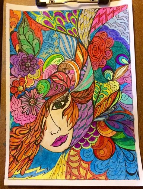 Pin De Sylvia Roy Em Coloriages Femmes