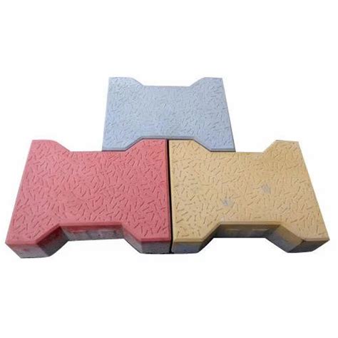 Cement I Shaped Paver Block Rubber Moulded Rs Square Feet Itco