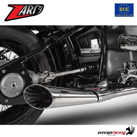 Zard Pair Of Exhaust Slipon Polished Steel Silencer Approved For