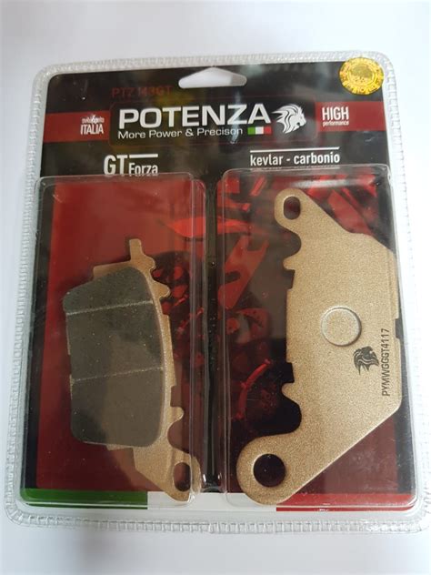 Pastilha De Freio Potenza Ptz Gt All Motos