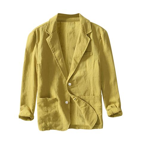 Business Casual Suit Jacket Mens Loose Fitting Fashion Solid Color