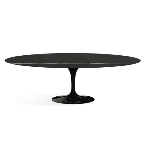 Knoll Table Ovale Tulip Collection Eero Saarinen X Cm Base Noire