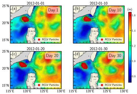 Snapshot Of A Shedding Rclv Event That Occurred On January A