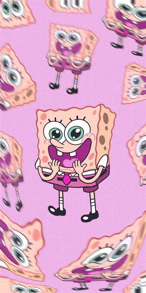 Spongebob Aesthetic Wallpaper Phone Aesthetic Pink And White