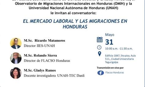 Mercado Laboral Y Las Migraciones En Honduras Blogs UNAH