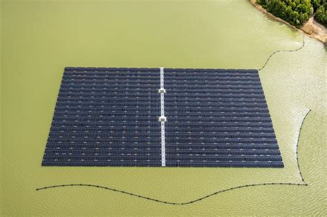 Luftaufnahme Haltern Am See Schwimmendes Solarkraftwerk Und