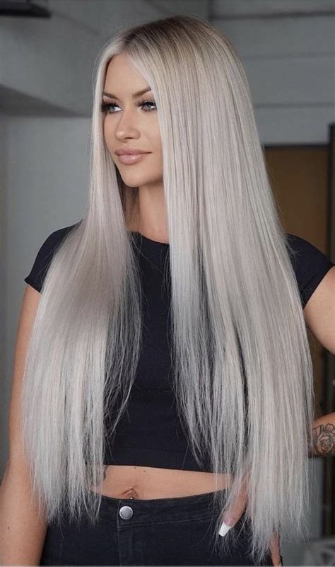 Gorgeous Hair Color Hair Inspo Color Beautiful Long Hair Blonde Hair With Roots Blonde Hair