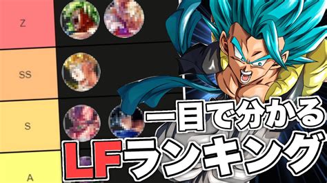 【最新版】一目でわかる！全リミテッドlfキャラ最強ランキング！【ドラゴンボールレジェンズ】【dragonball Legends】 Youtube