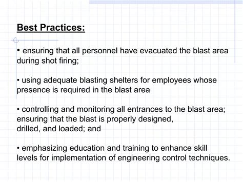 Blasting awareness | PPT