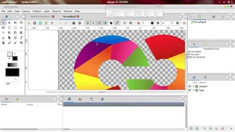 How To Import Inkscape Project To Synfig Projects Animation Canvas